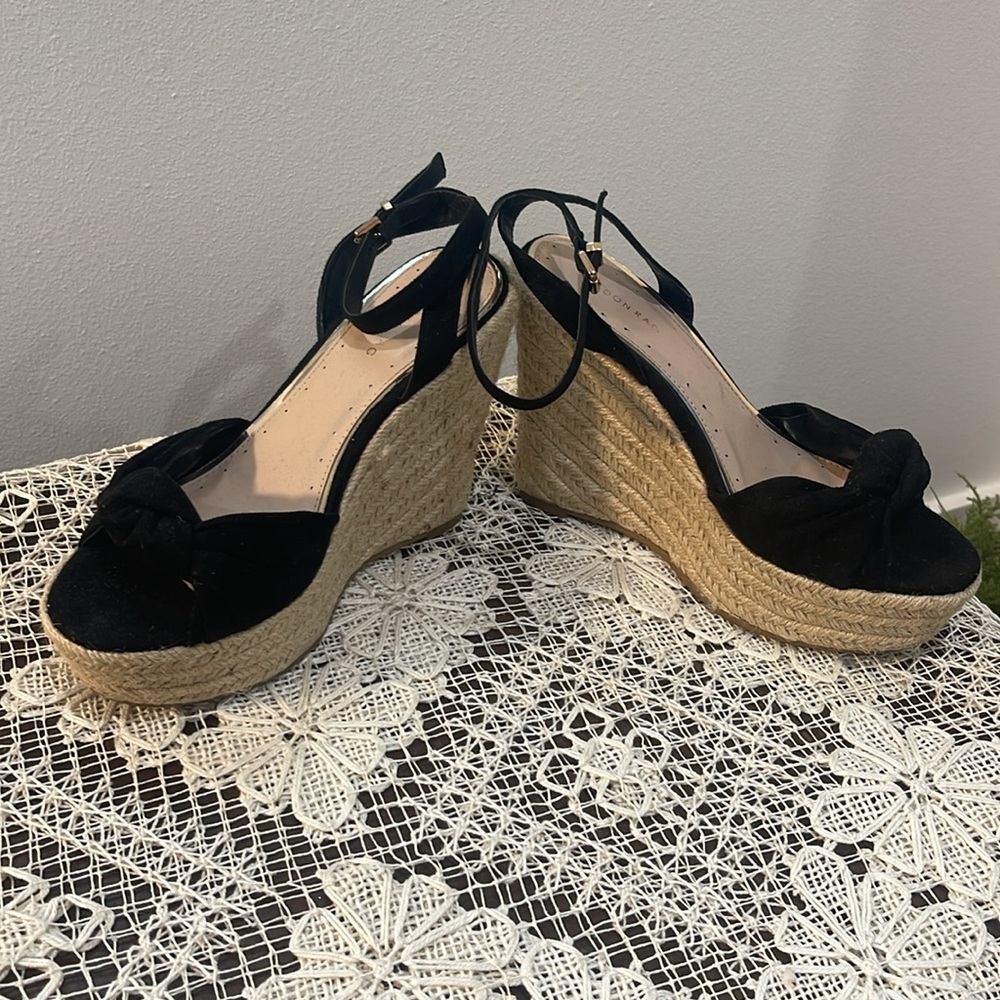 London Rag black and neutral wedges - Picture 4 of 6